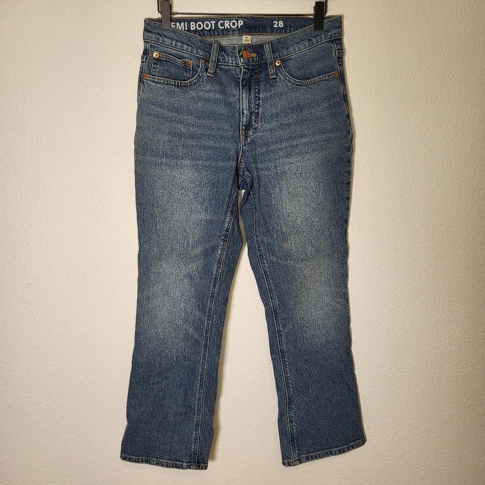 J. Crew Demi Bootcut Crop Jeans size 28